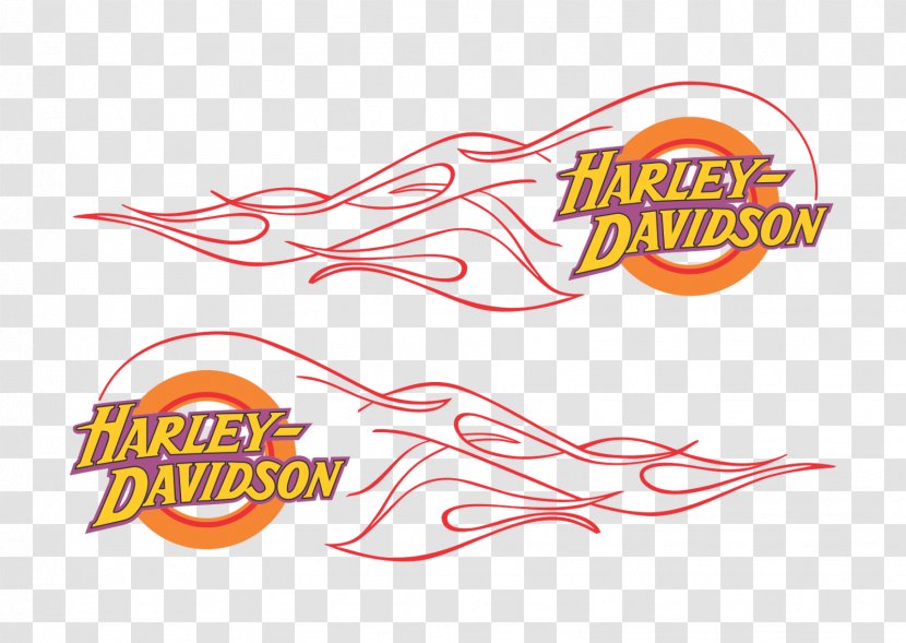 Harley-Davidson Logo Motorcycle - Text Transparent PNG