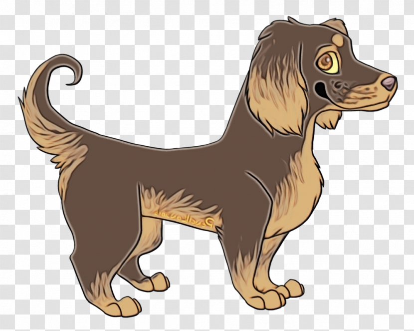 Puppy Dog Breed Cat-like - Watercolor - Ancient Breeds Drawing Transparent PNG