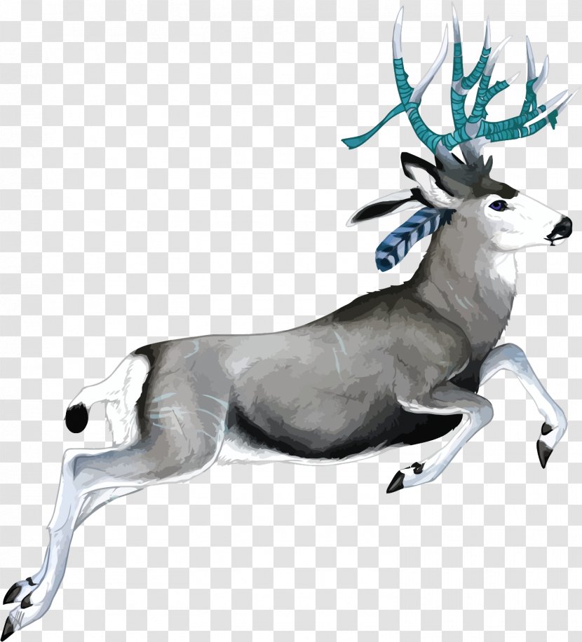 Reindeer Antler - Deer - Vector Cartoon Transparent PNG