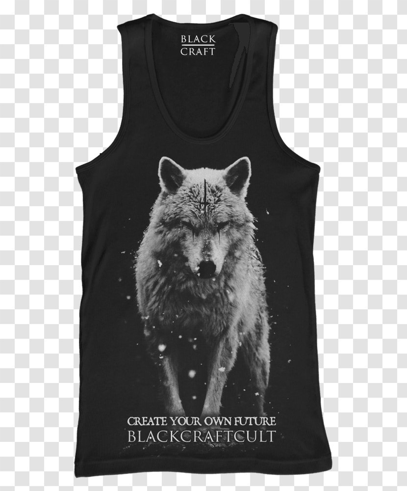 T-shirt Gray Wolf Clothing Lone - Active Tank Transparent PNG