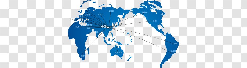 World Sales Industry Service Manufacturing - Sky - Map Transparent PNG