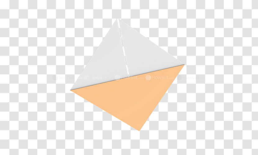 Triangle Line Microsoft Azure - Orange - Half Fold Transparent PNG