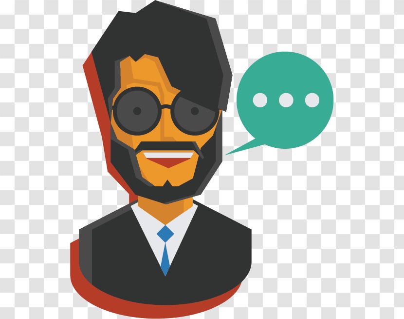 Man Icon - Bearded Transparent PNG