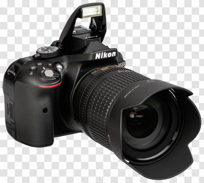Nikon D5300 D7000 AF-S DX Nikkor 18-105mm F/3.5-5.6G ED VR Format - Camera Transparent PNG