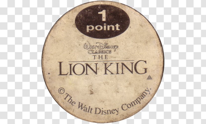 Milk Caps The Walt Disney Company Animated Film Font - Mania - Lion King Transparent PNG