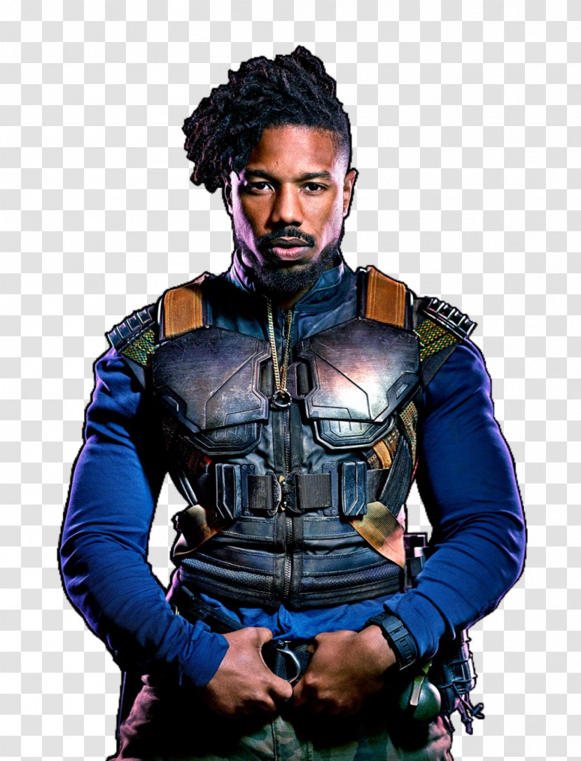 Michael B. Jordan Black Panther Erik Killmonger W'Kabi Marvel Cinematic Universe - Actor - Injustice Transparent PNG