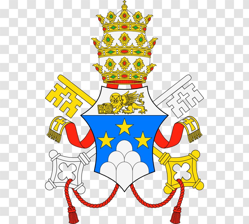 Escutcheon Papal Coats Of Arms Heraldry Catholicism Pope - Pablo Transparent PNG