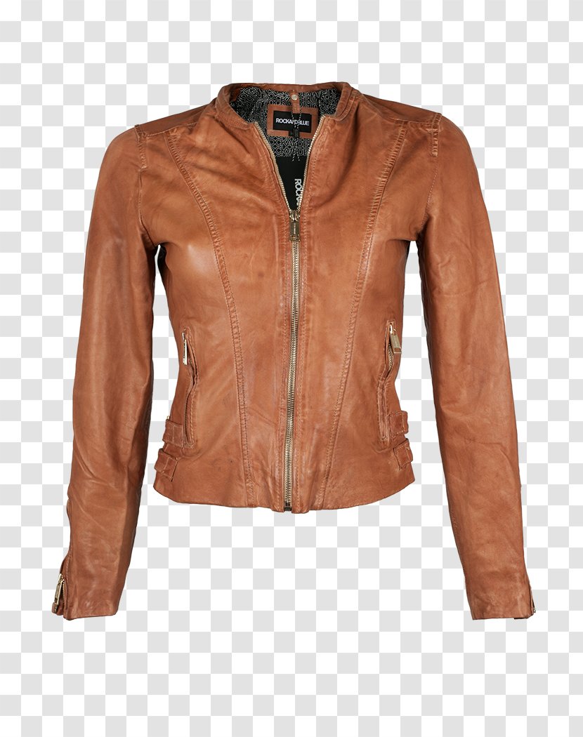 Leather Jacket Daunenjacke Clothing - Collar Transparent PNG