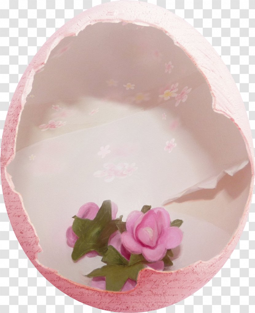 Eggshell Easter Clip Art - Flowerpot - Shell Pink Flowers Transparent PNG