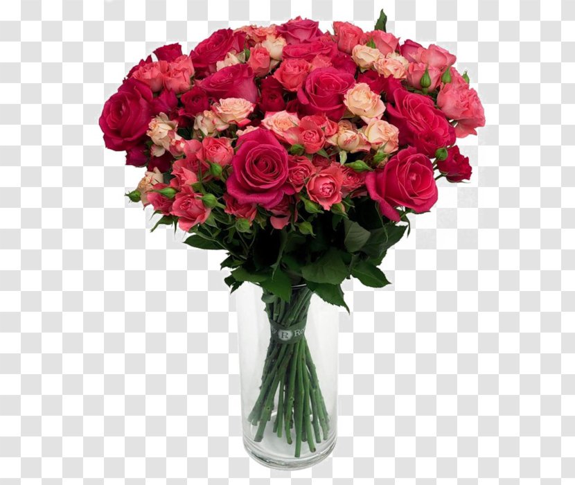 Vase Flower Bouquet Rose Floral Design - Centrepiece Transparent PNG