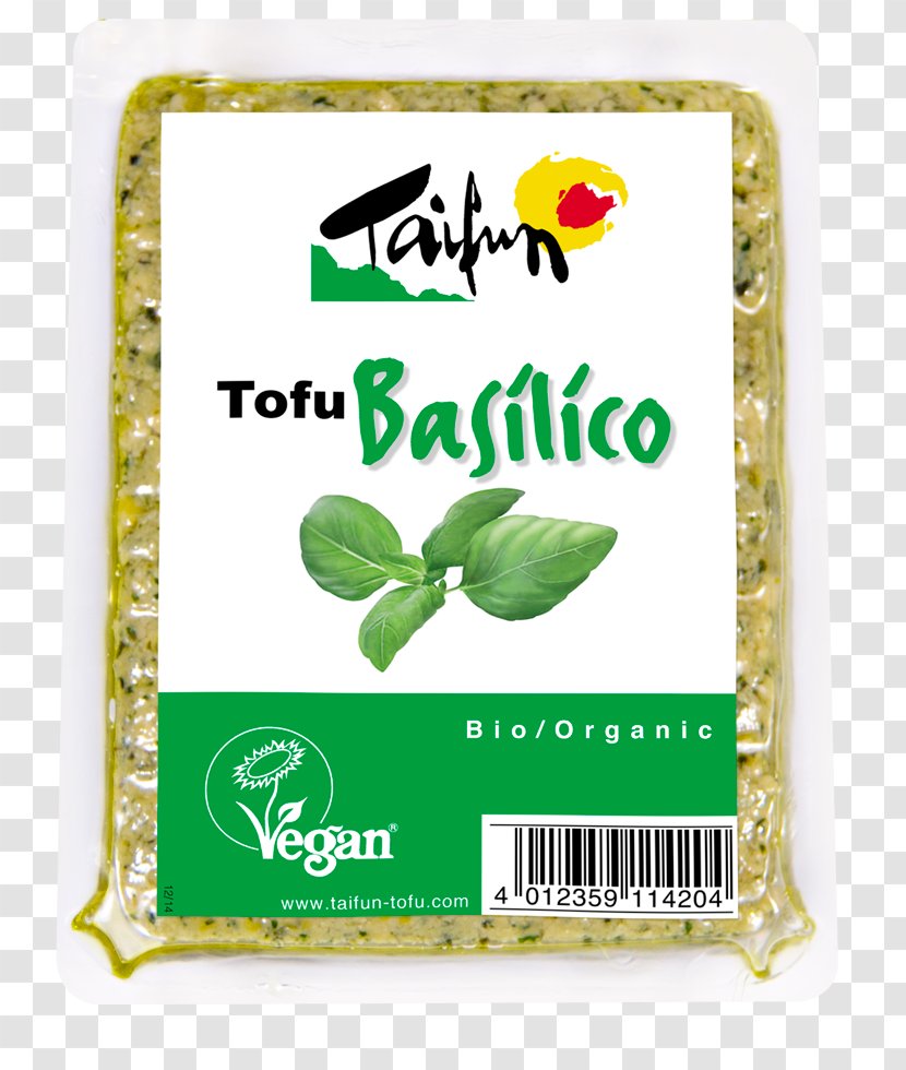 Organic Food Tofu Basil Herb - Basilico Transparent PNG