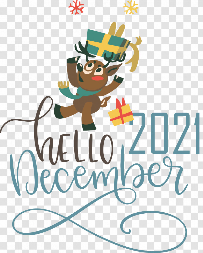 Hello December December Winter Transparent PNG