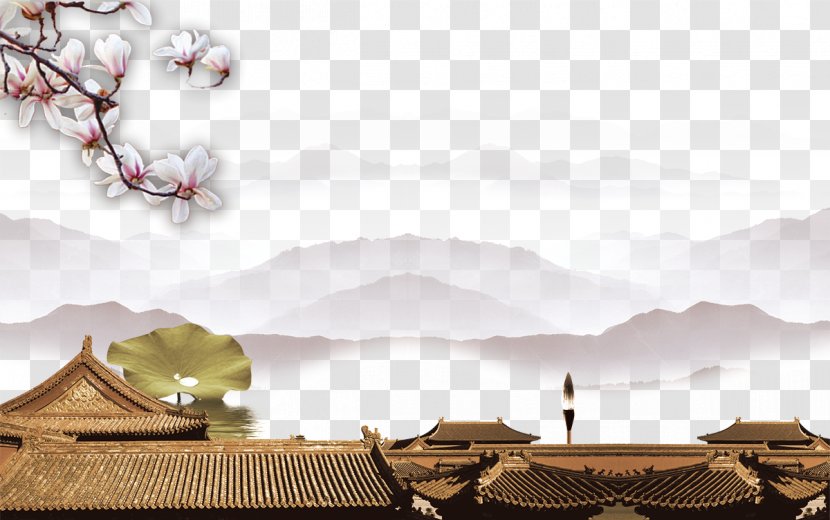 Retro Building - Chinese Culture - Feng Shui Transparent PNG
