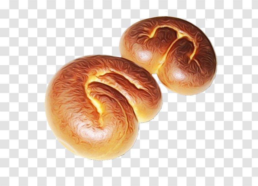 Watercolor Cartoon - Bagel - Ingredient Bread Roll Transparent PNG