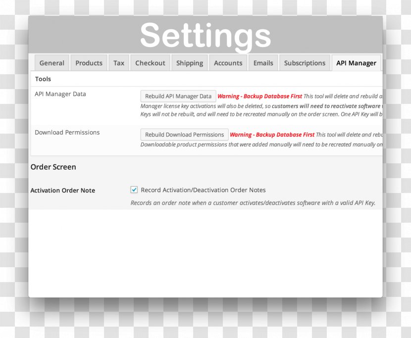 Font Brand Line Document - Manage Settings Transparent PNG