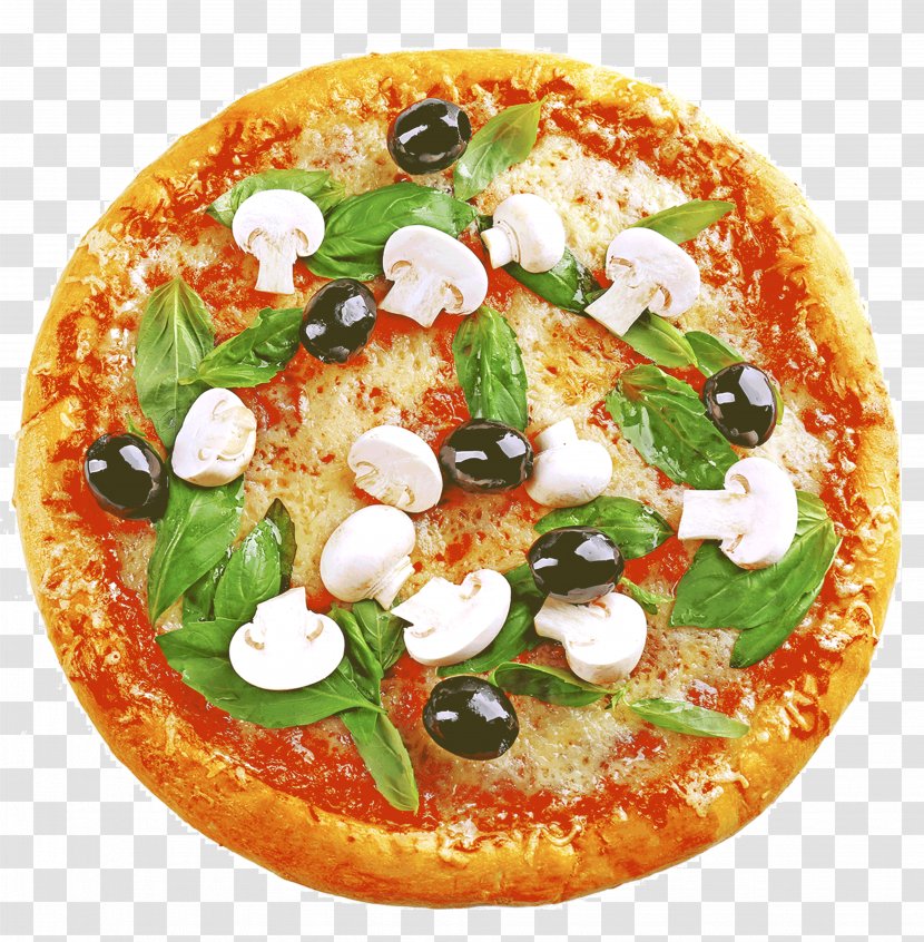 Sicilian Pizza California-style Margherita Vegetarian Cuisine Transparent PNG