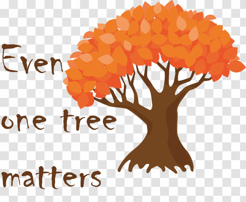 Even One Tree Matters Arbor Day Transparent PNG