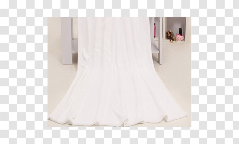 Wedding Dress Shoulder Linens Ruffle - Textile Transparent PNG