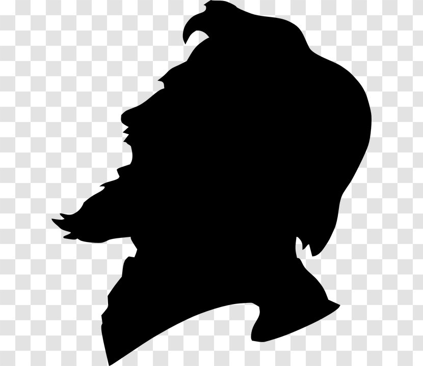 Silhouette Beard Clip Art - Beak Transparent PNG