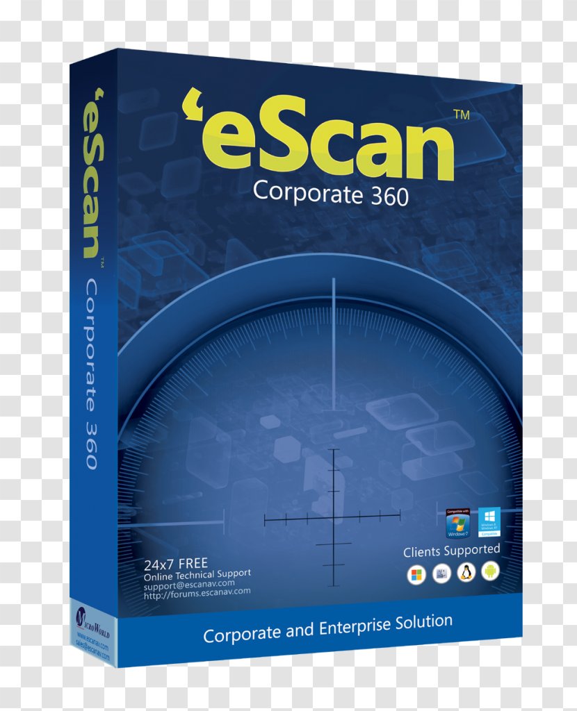 EScan User Computer Security Antivirus Software Cloud Computing - Eset Internet Transparent PNG