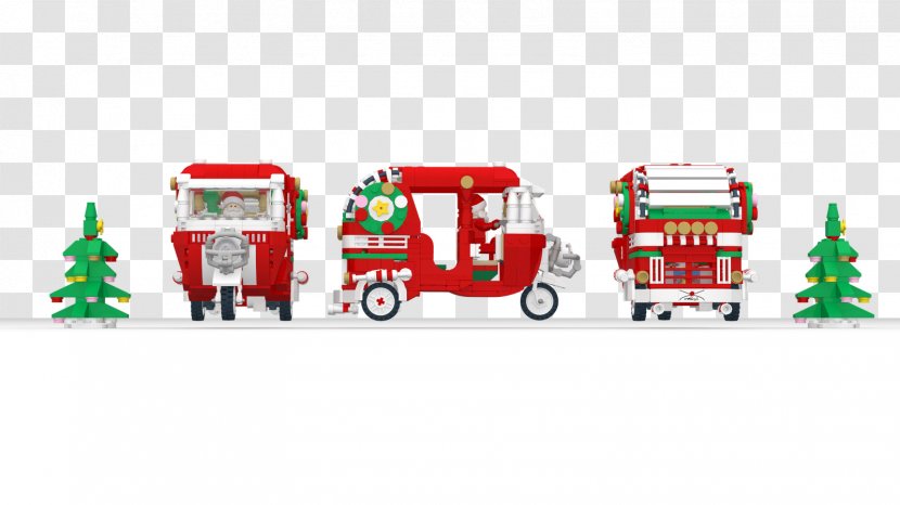 Santa Claus Christmas Ornament Toy - Vehicle Transparent PNG