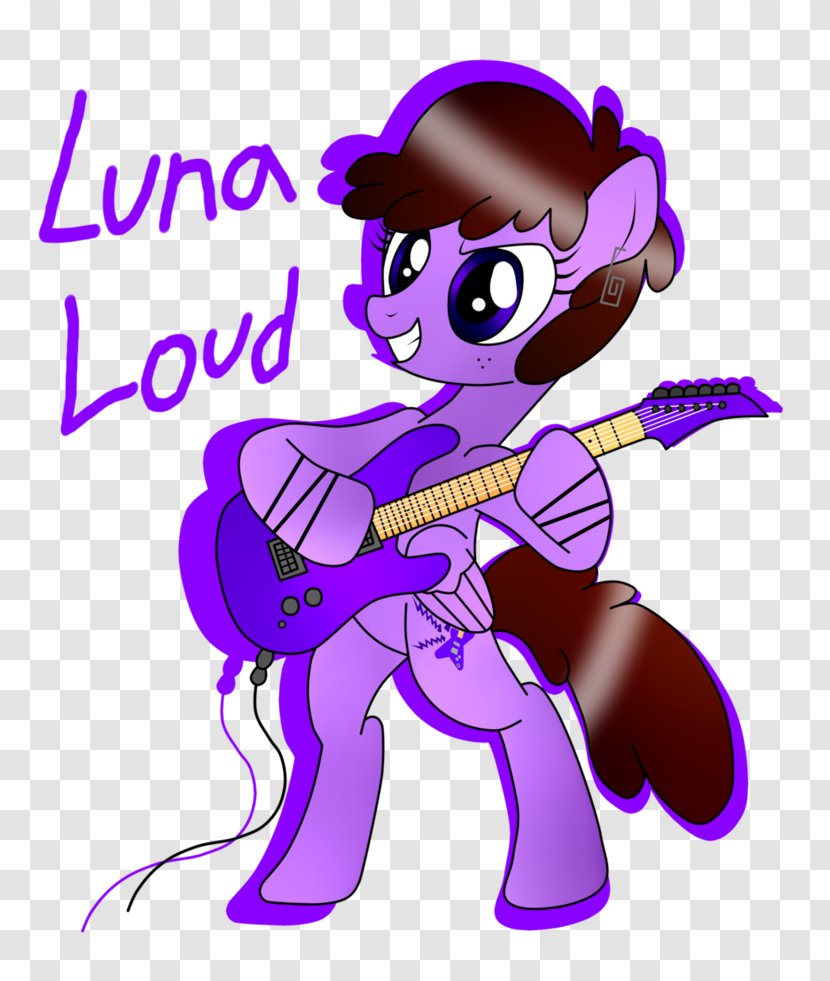 My Little Pony Luna Loud Princess Luan - Watercolor Transparent PNG