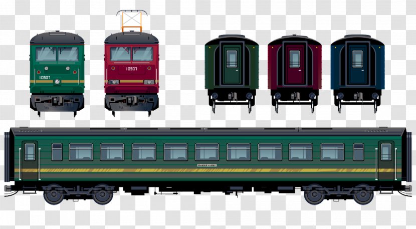 Train Rail Transport Railroad Car Illustration - Vehicle - Truck Transparent PNG