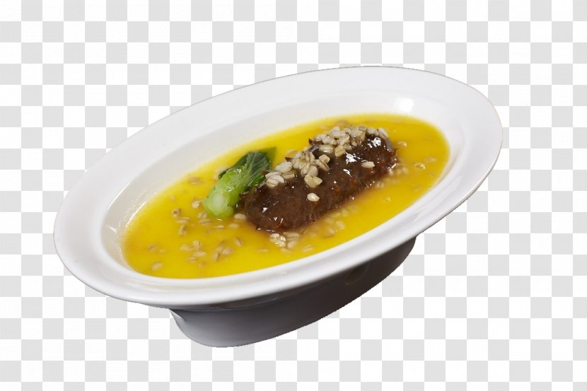Vegetarian Cuisine Recipe Curry Condiment Soup - Stewed Sea Cucumber Nest Transparent PNG