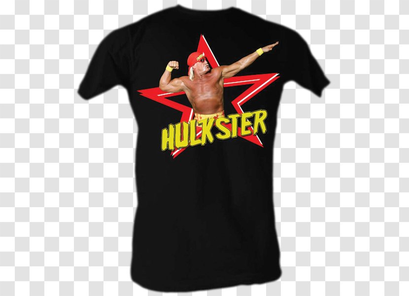 T-shirt Hoodie Sleeve Clothing Top - Longsleeved Tshirt - Hulk Hogan Transparent PNG