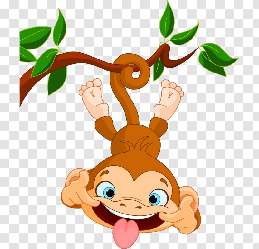 Baby Monkeys Clip Art - Royaltyfree - Monkey Transparent PNG