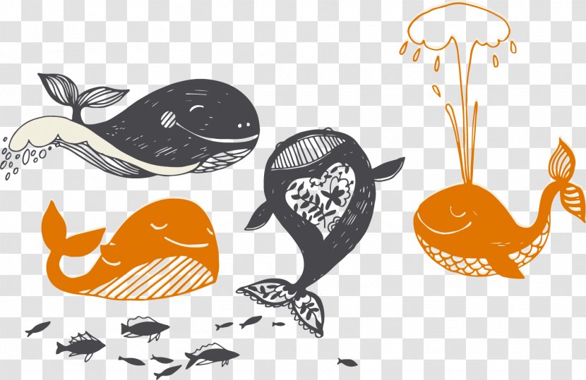 Drawing Art Shutterstock Illustration - Logo - Whale Transparent PNG