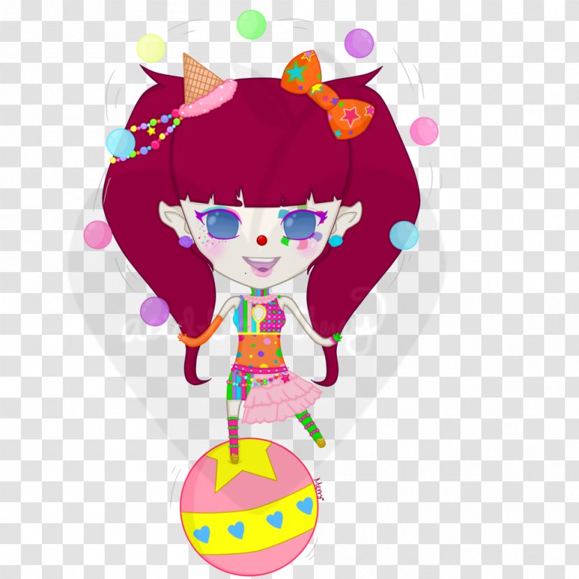 Character Toy Infant Clip Art - Pink - Killer Clown Transparent PNG