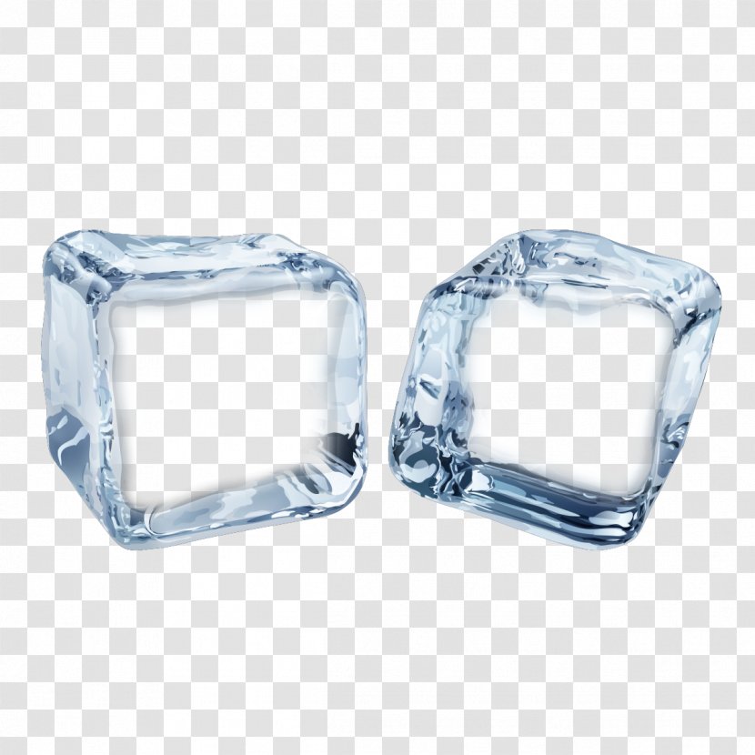 Vector Graphics Ice Cube Image Royalty-free - Glass Transparent PNG