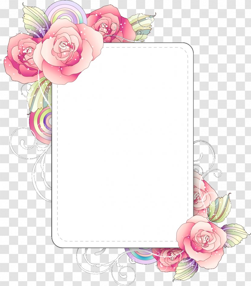 Paper Rose Letter Flower Transparent PNG