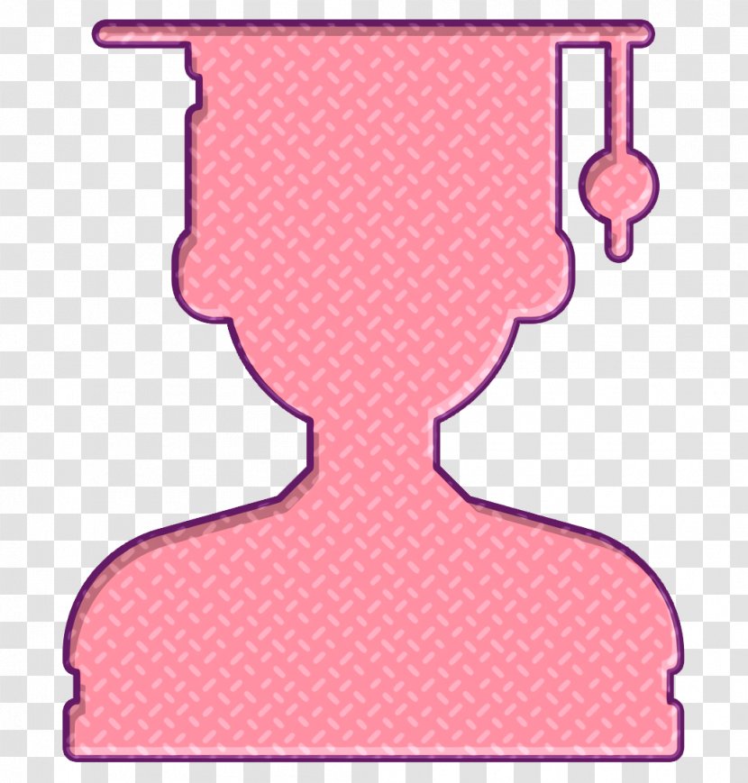 Student Icon Academy - Pink Transparent PNG
