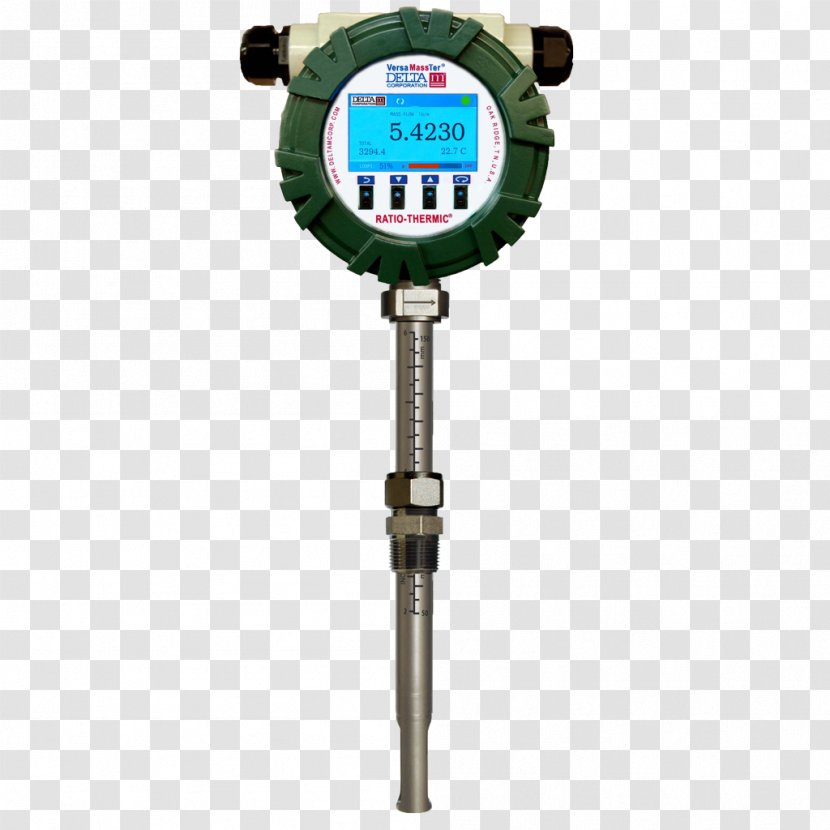Thermal Mass Flow Meter Measurement Pneumatics Compressor Compressed Air - Musical Instruments Transparent PNG