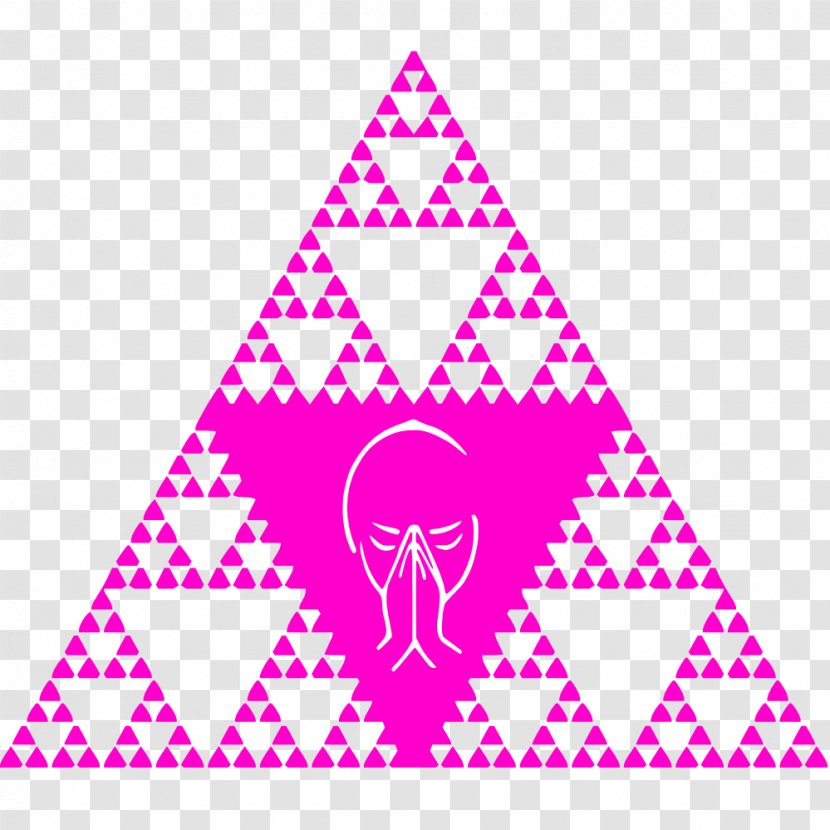 Sierpinski Triangle Fractal Carpet Mathematics - Symmetry Transparent PNG