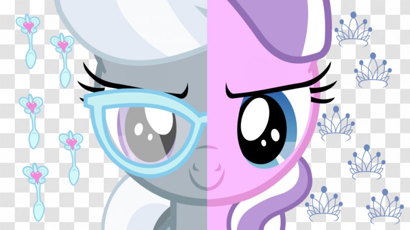 Pony Diamond Tiara - Cartoon - Silver Transparent PNG