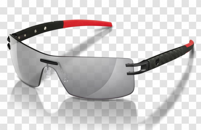 Goggles Sunglasses TAG Heuer - Grey Shield Transparent PNG
