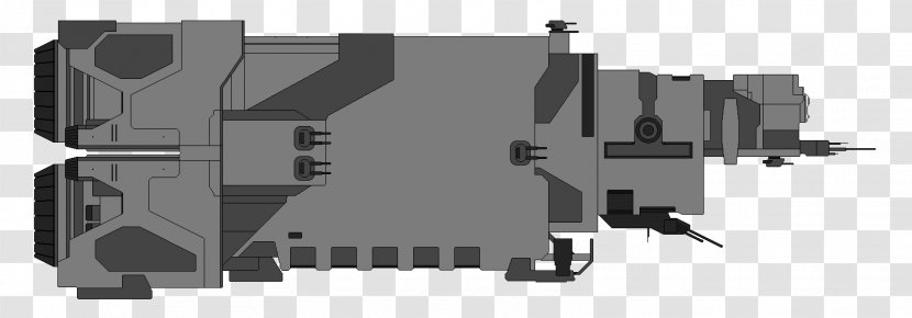 Firearm Product Design Gun Font - Hardware - Spaceship Sprite Transparent PNG