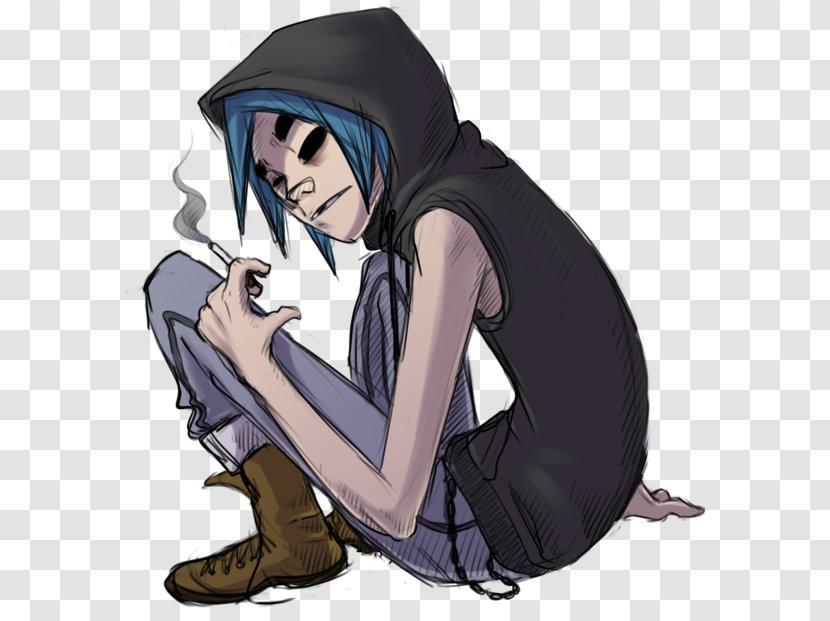 2-D Gorillaz Art Noodle Drawing - Cartoon - Hone Transparent PNG