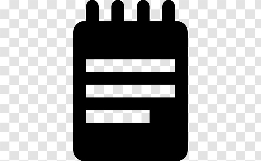 Rectangle Black And White - Book Transparent PNG