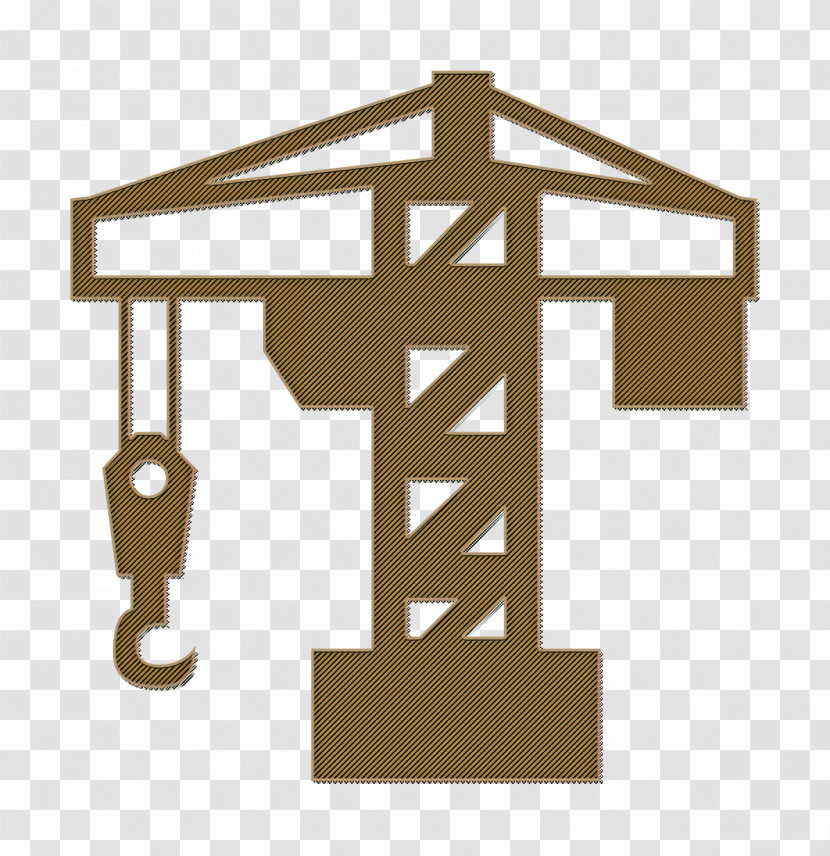Architecture Crane Tool Icon Building Trade Icon Crane Icon Transparent PNG