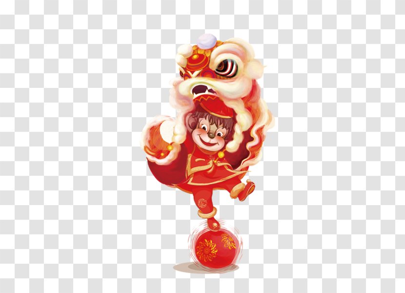 Lion Dance Dragon Chinese New Year - In China - Style,Lion Transparent PNG