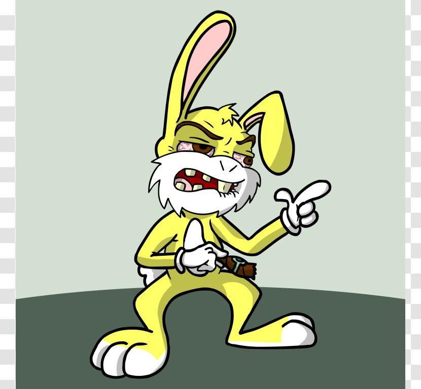 Rabbit Easter Bunny Bellingham Theatre Guild Cartoon Clip Art - Thumper - Mean Cliparts Transparent PNG