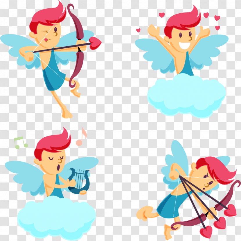 Cupid Icon - Area - Redhead Transparent PNG