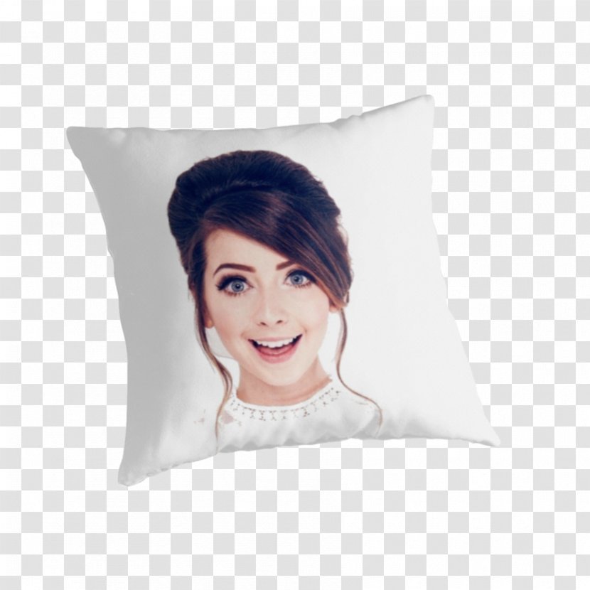 Zoella Throw Pillows YouTuber - Pillow - Beyond Life Transparent PNG