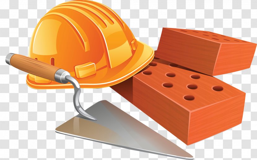 Bricklayer Architectural Engineering Trowel Building Illustration - Masonry - Construction Industry Tools Transparent PNG