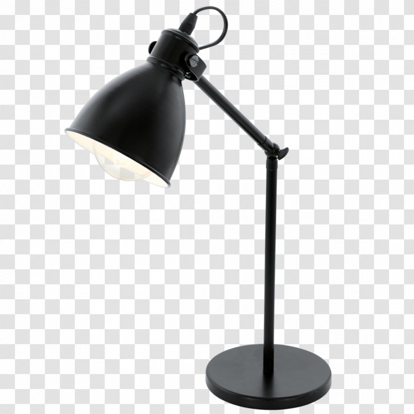 Table Lighting Lamp Edison Screw - Eglo - Desk Transparent PNG