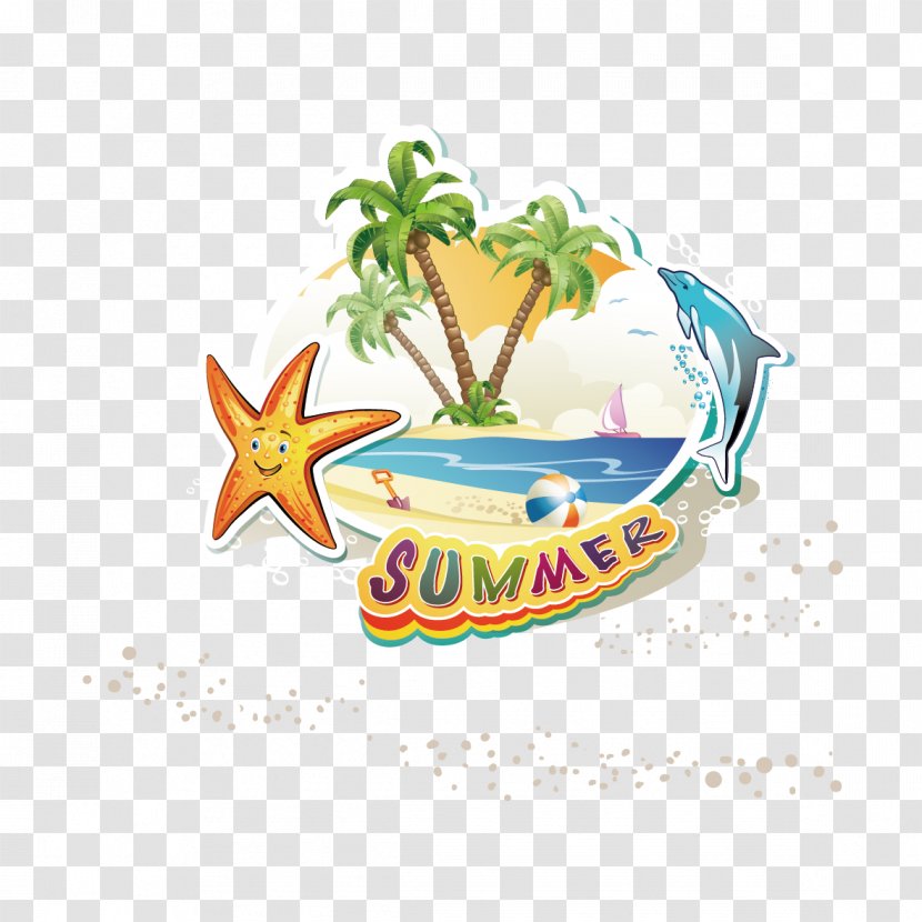 Beach Travel Vacation Illustration - Summer - Holiday Transparent PNG